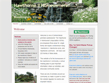 Tablet Screenshot of hawthorne2.com